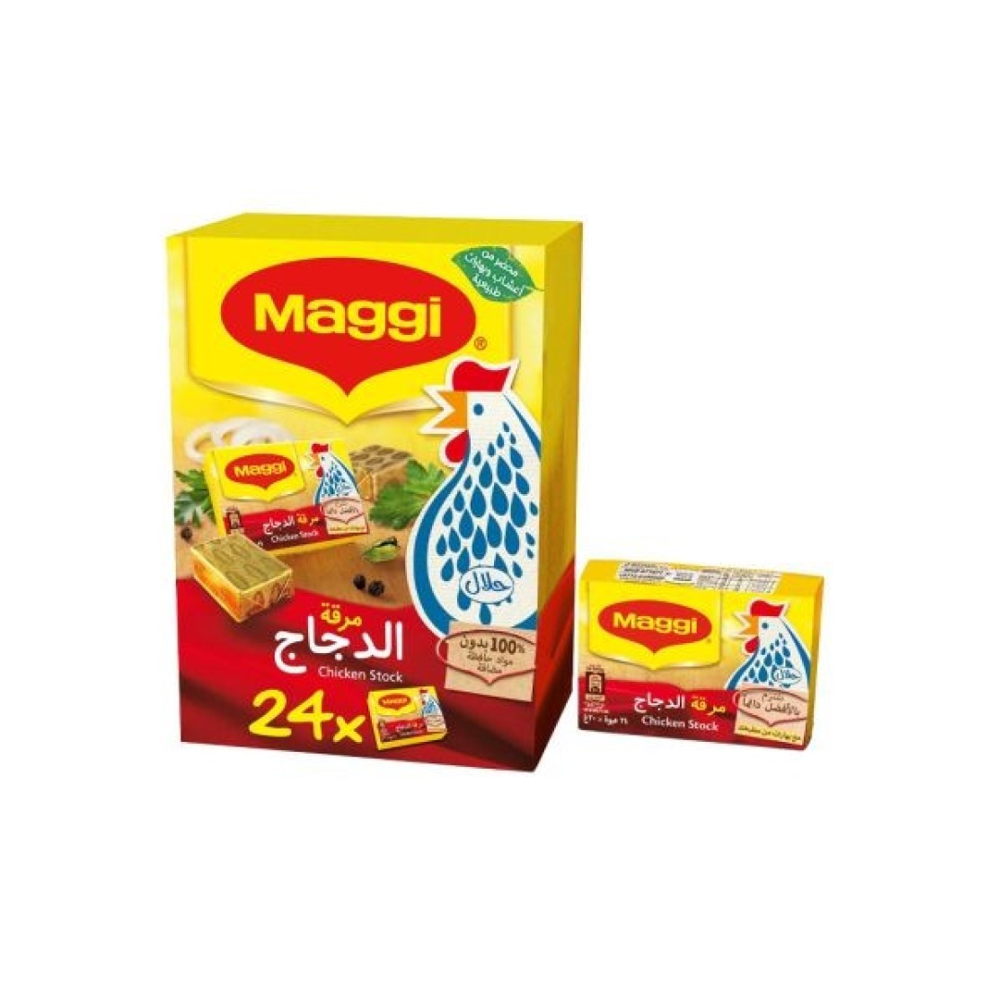 مرق دجاج ماجي 18 غرام × 24 قطعة