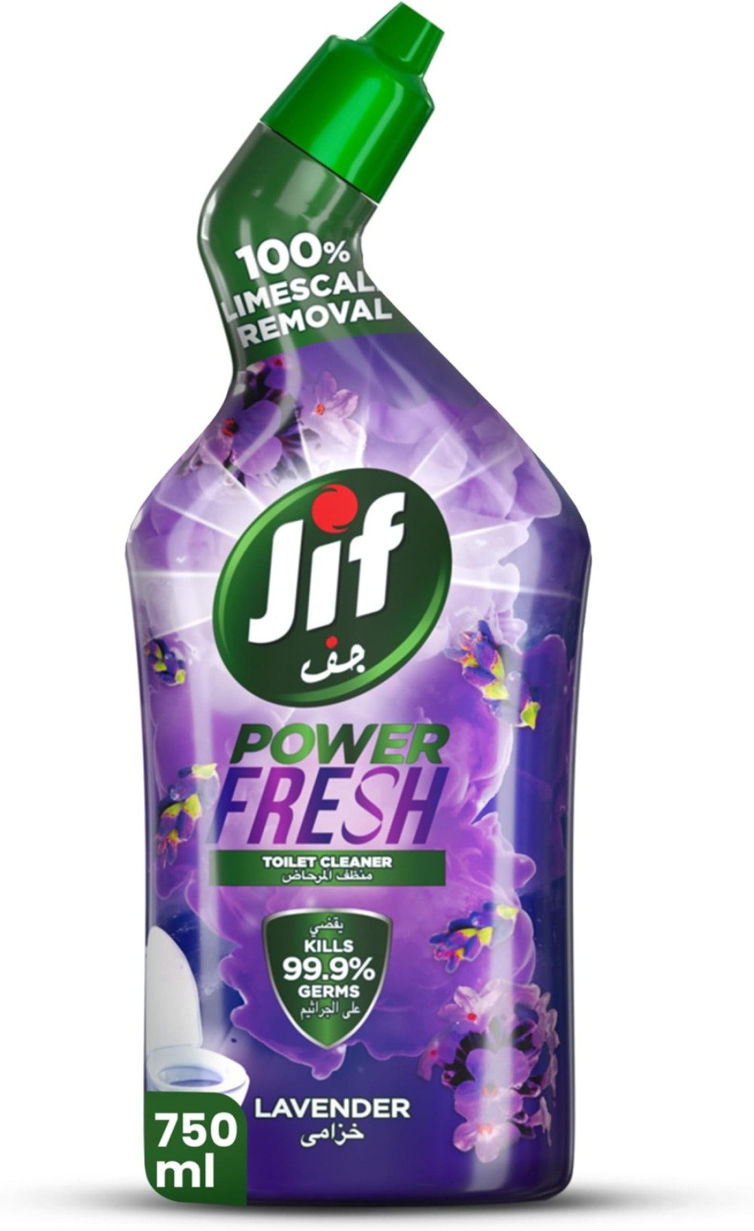 JIF TOILET CLEANER PINK POWER 750ML