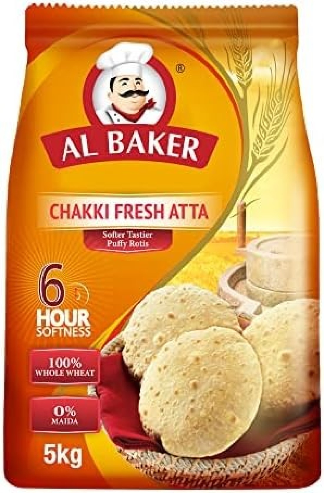 AL BAKER ATTA CHAKKI FRESH 5KG