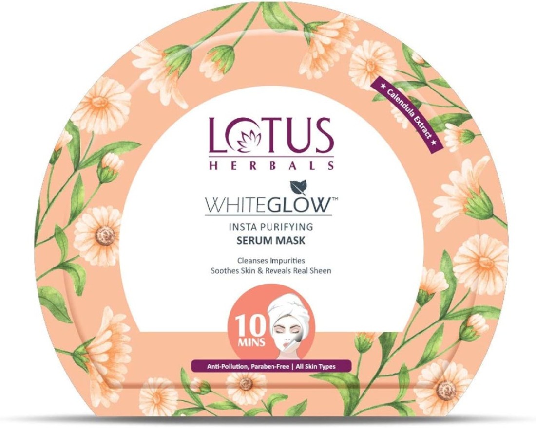 Lotus Herbals WHITEGLOW Insta Purifying Serum Mask