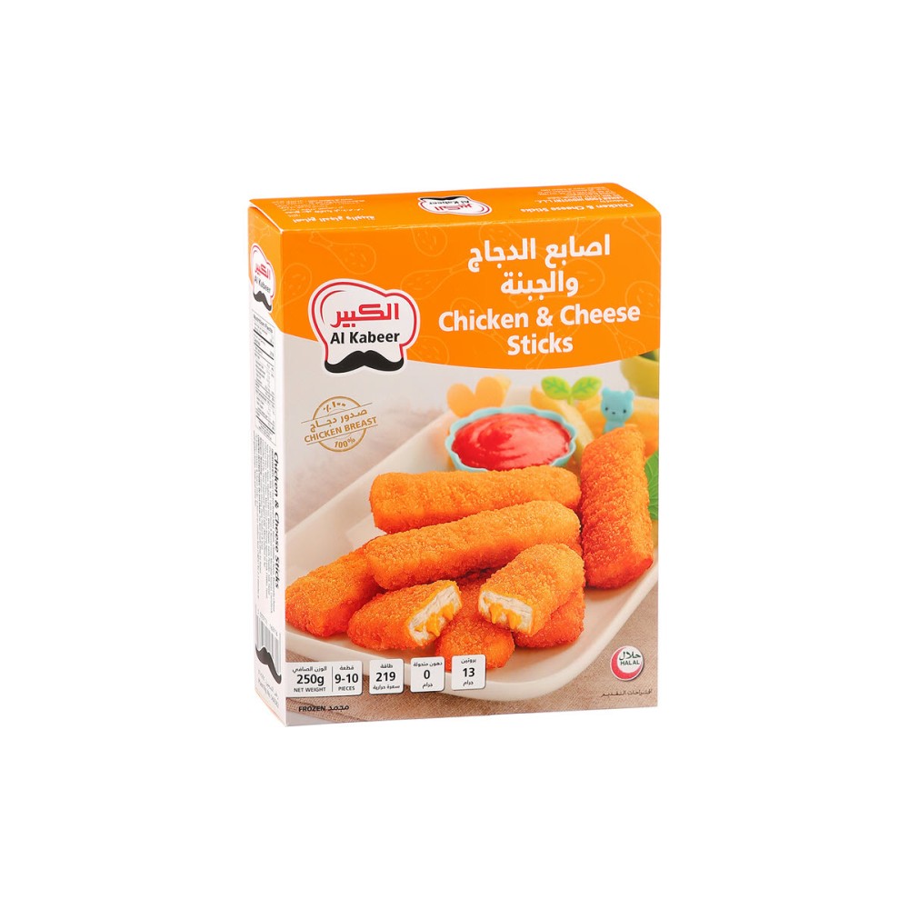 AL KABEER CHICKEN& CHEESE STICK 2X250GM