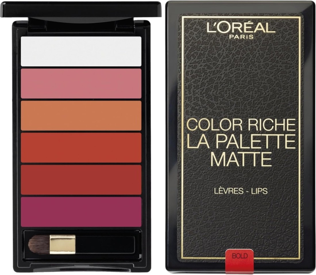 LOREAL PARIS COLOR RICHE LA PALETTE MATTE LAVRES LIP 6 SHADES