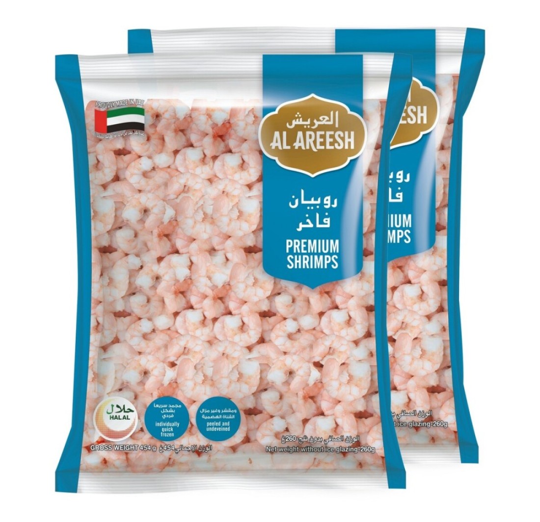 AL AREESH SHRIMPS PREMIUM PUD PP 2X454