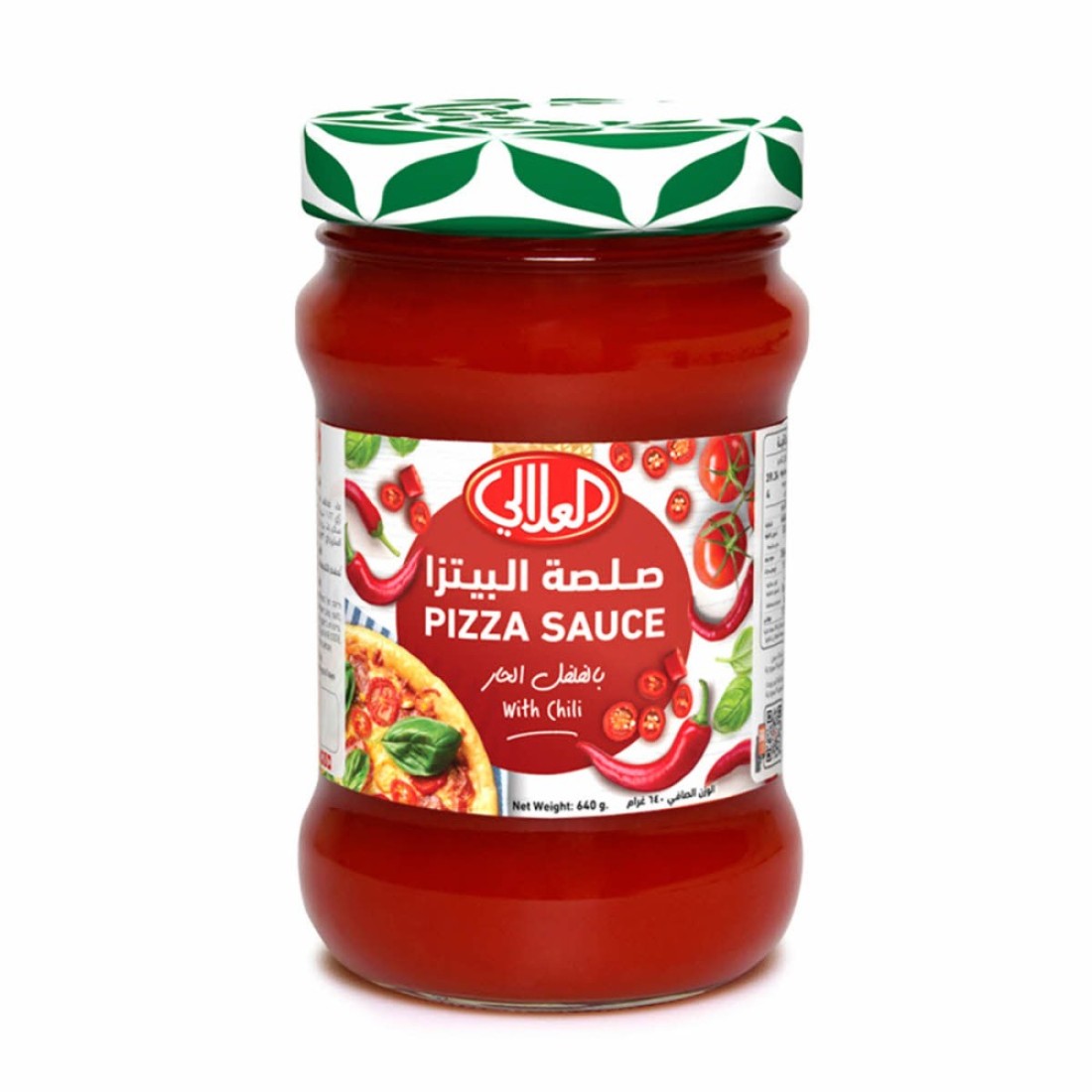 AL ALALI PIZZA SAUCE - HOT CHILI 640G 640GM