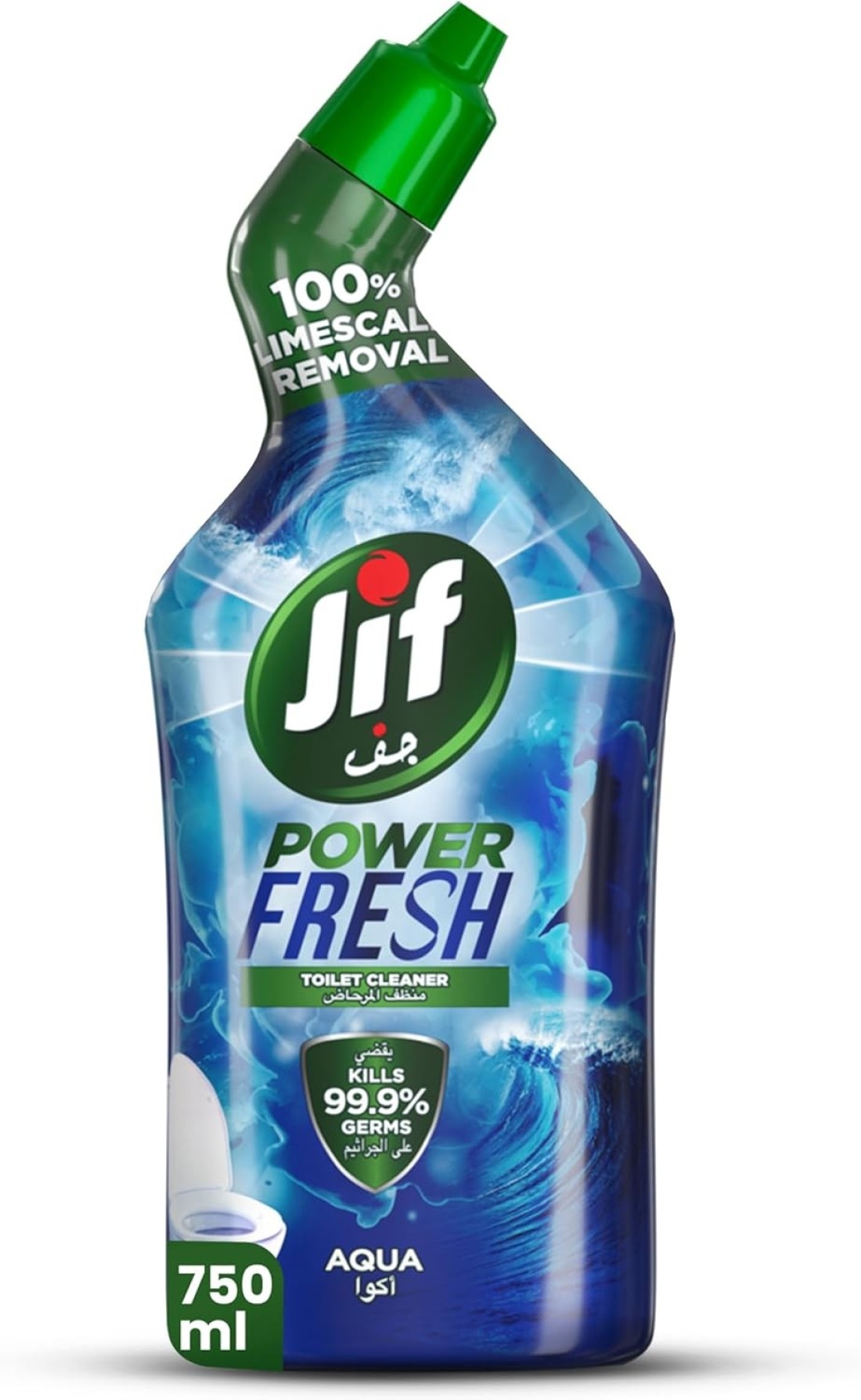 JIF TOLIET CLEANER OCEAN POWER 750ML