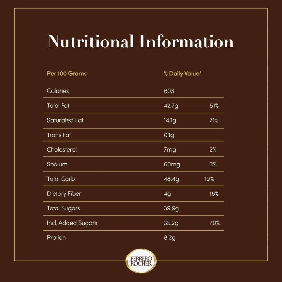 Ferrero Rocher Fine Hazelnut Milk Chocolates 30 Piece Gift Box 375g