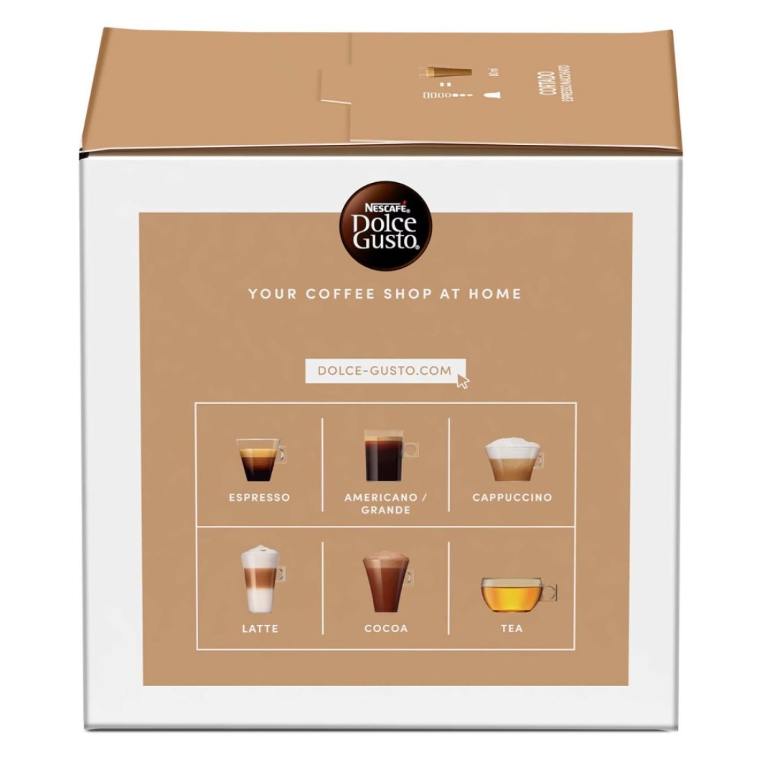 Nescafe Dolce Gusto Espresso Macchiato Cortado Coffee, 16 Capsules