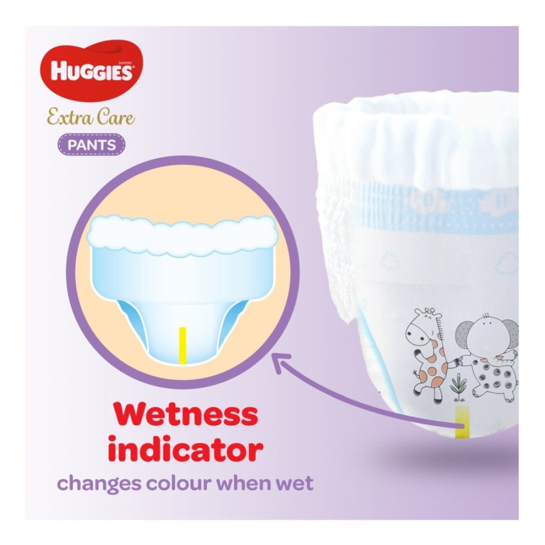 Huggies Extra Care Soft Cloud Culottes Baby Diaper Pants Size 5 12-17kg Jumbo Pack 44 Pants
