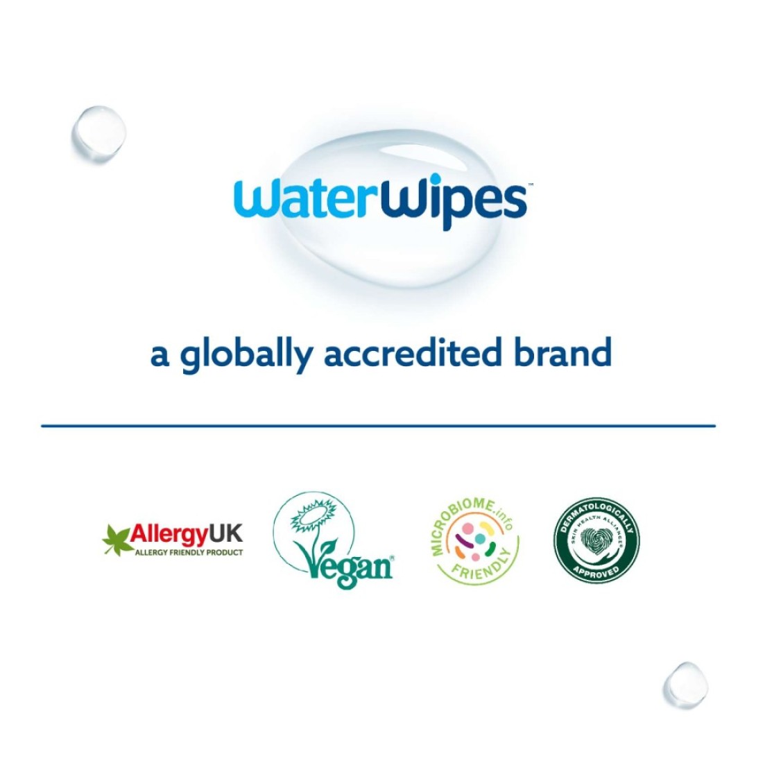 Water Wipes Purest Baby Wipes White 60 Wipes Pack of 12