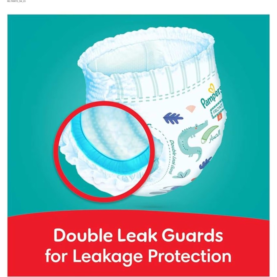 Pampers Rash Protection Diaper Pants with Aloe Vera Lotion Size 4 9-14kg Mega Pack 52 Pants