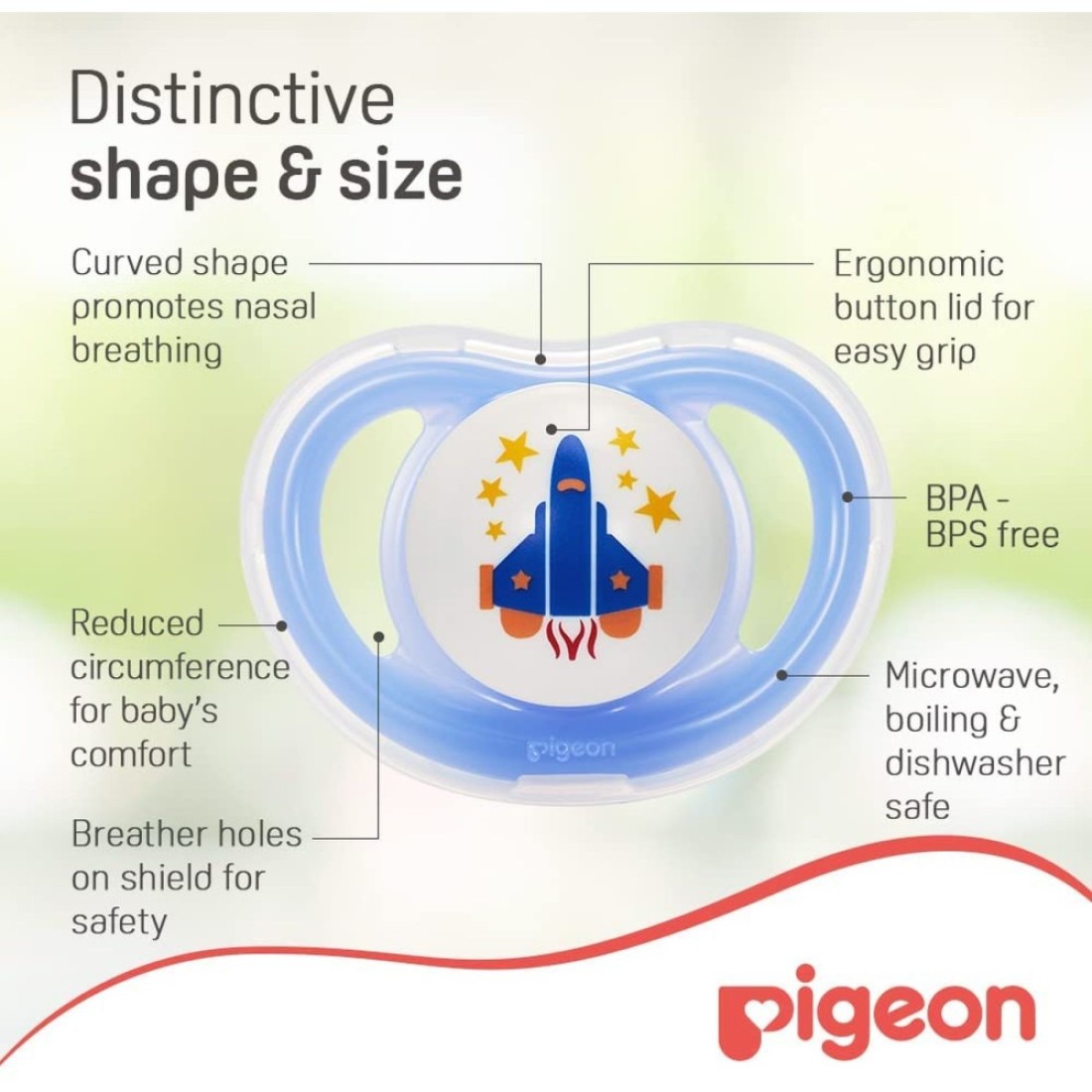 Pigeon Mini Light Pacifier 78460 Blue