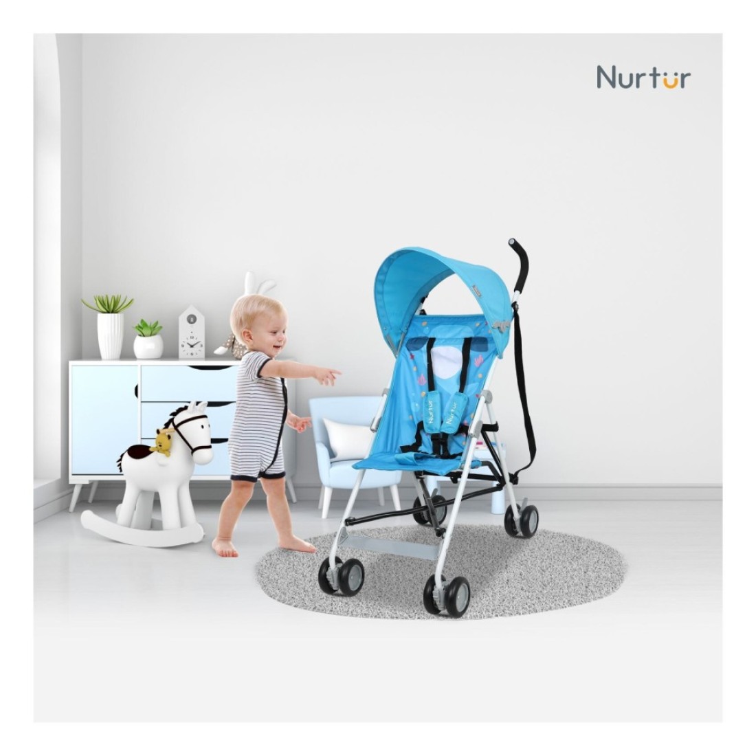 Nurtur Baby Canopy Stroller B801FT-NR10 45x59x95cm