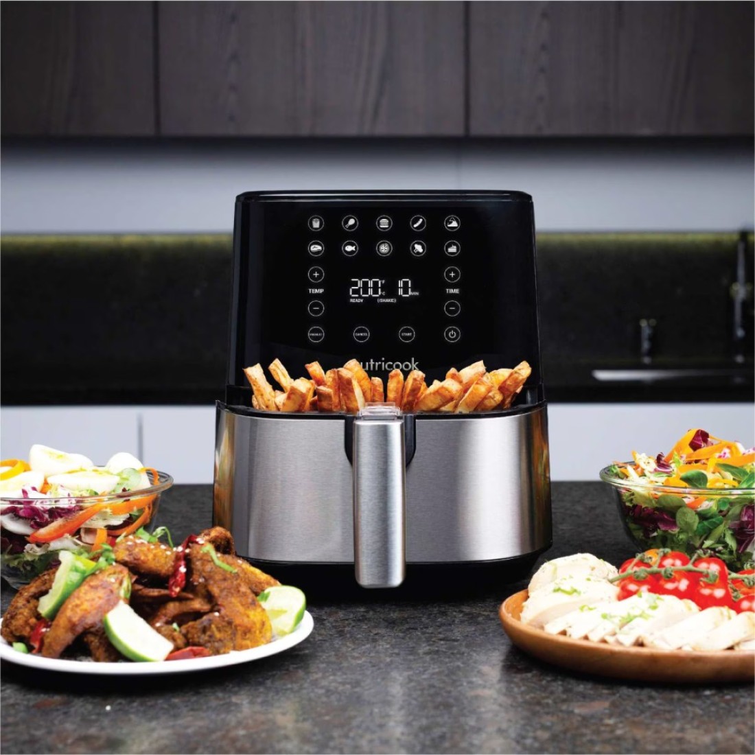 Nutricook Rapid Air Fryer 2 NC-AF204 Multicolour 1500W