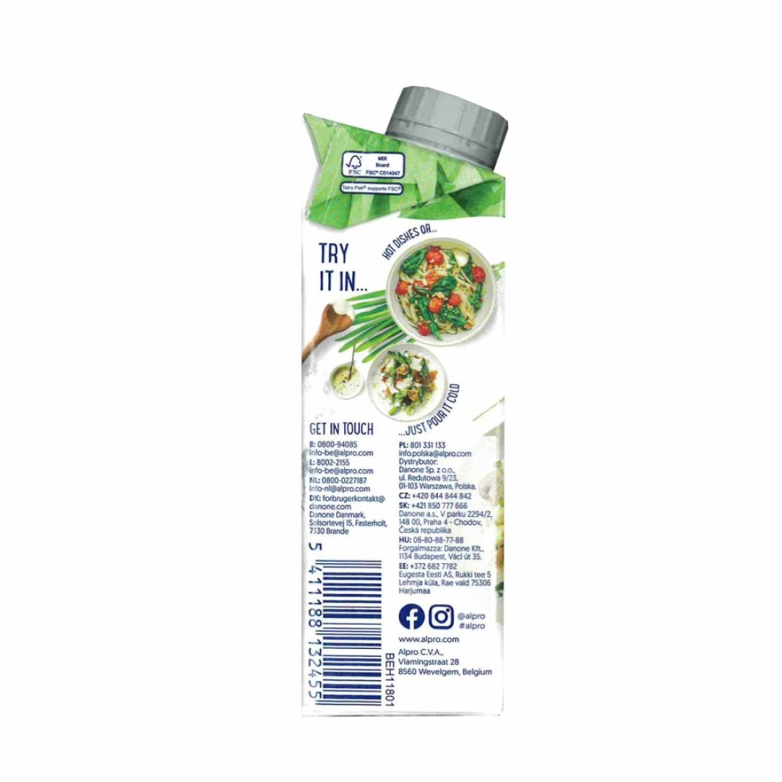 Alpro Oat Cooking Cream, 100% Plant-Based, Lactose Free 250ml