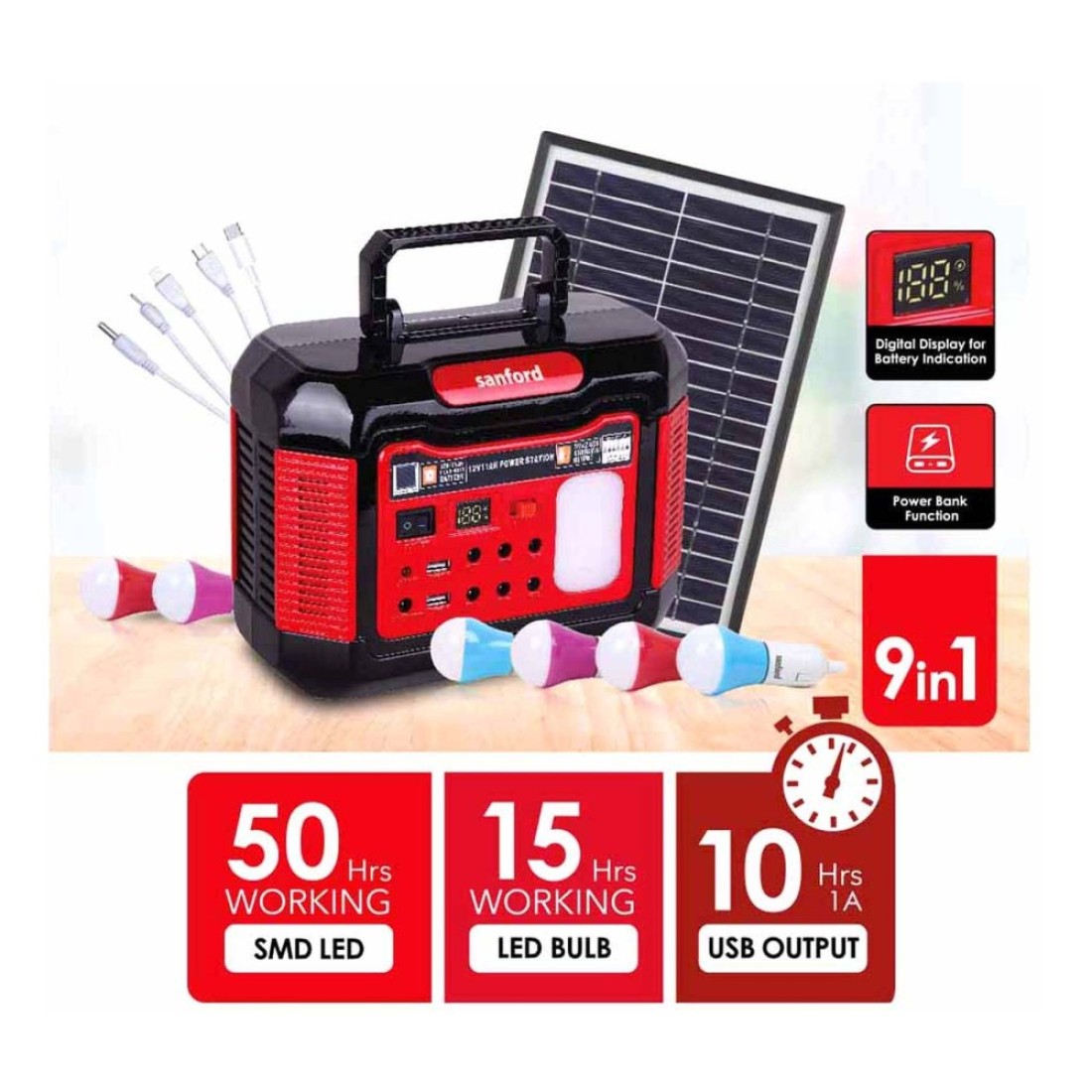 Sanford SF4996PS Multifunctional Power Station