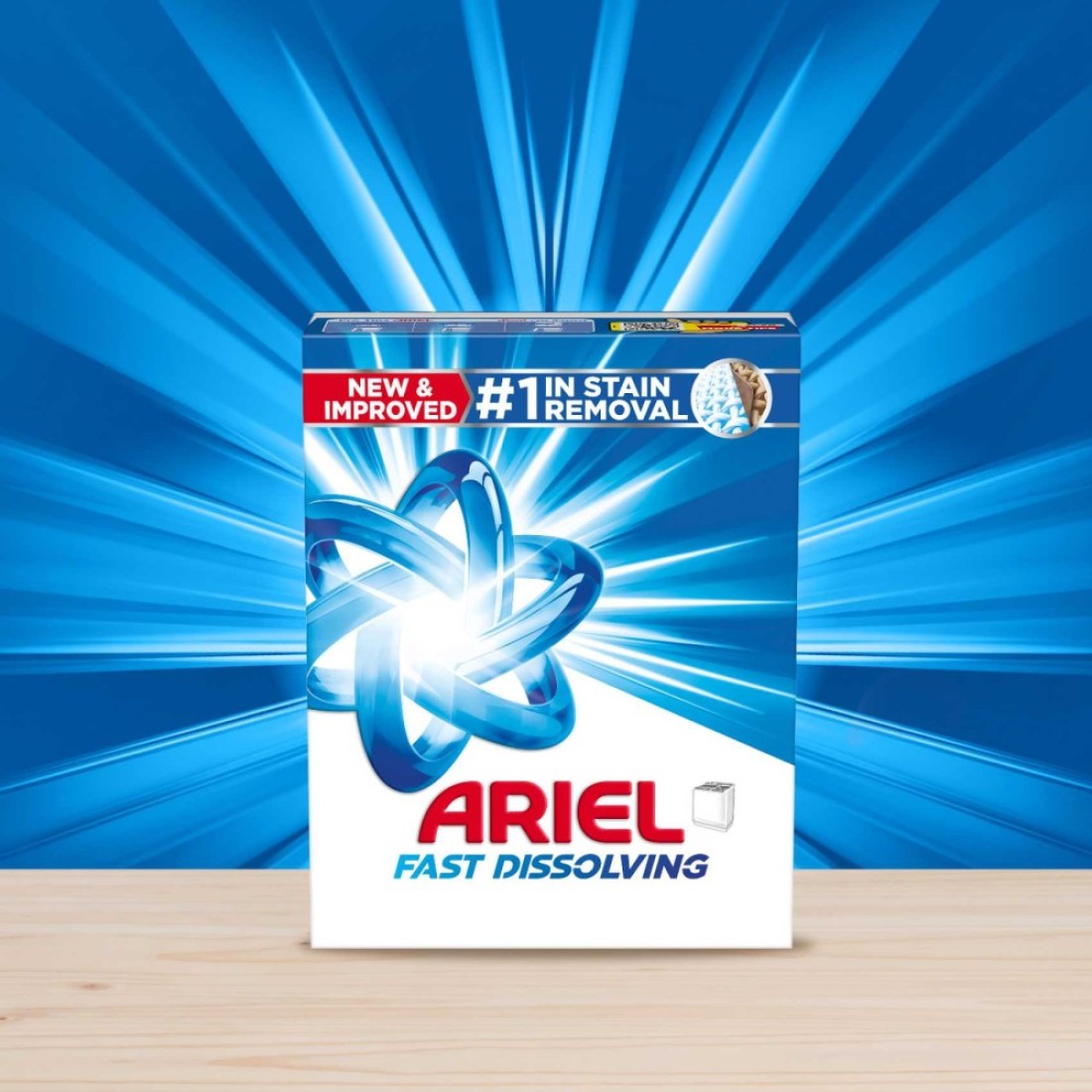 Ariel Detergent Powder Top Load Mega Box Original 7kg Pack of 2