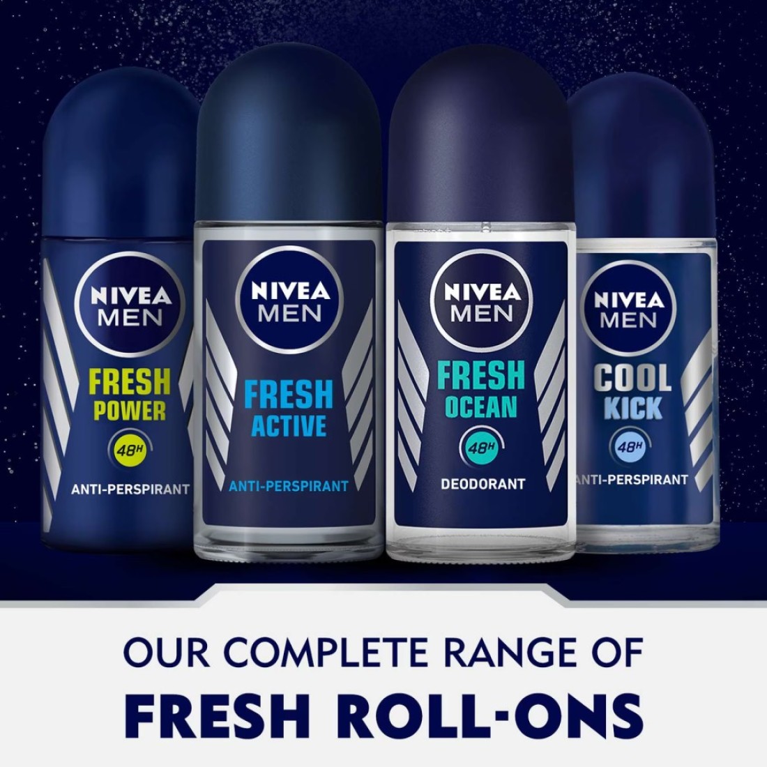 NIVEA MEN Antiperspirant Roll-on for Men Fresh Power Fresh Scent 50ml