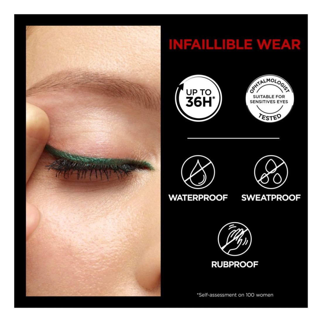 L&#39;Oreal Paris Pro XXL Extension Mascara and Infallible 36 Hours Grip Gel Automatic Eye Liner