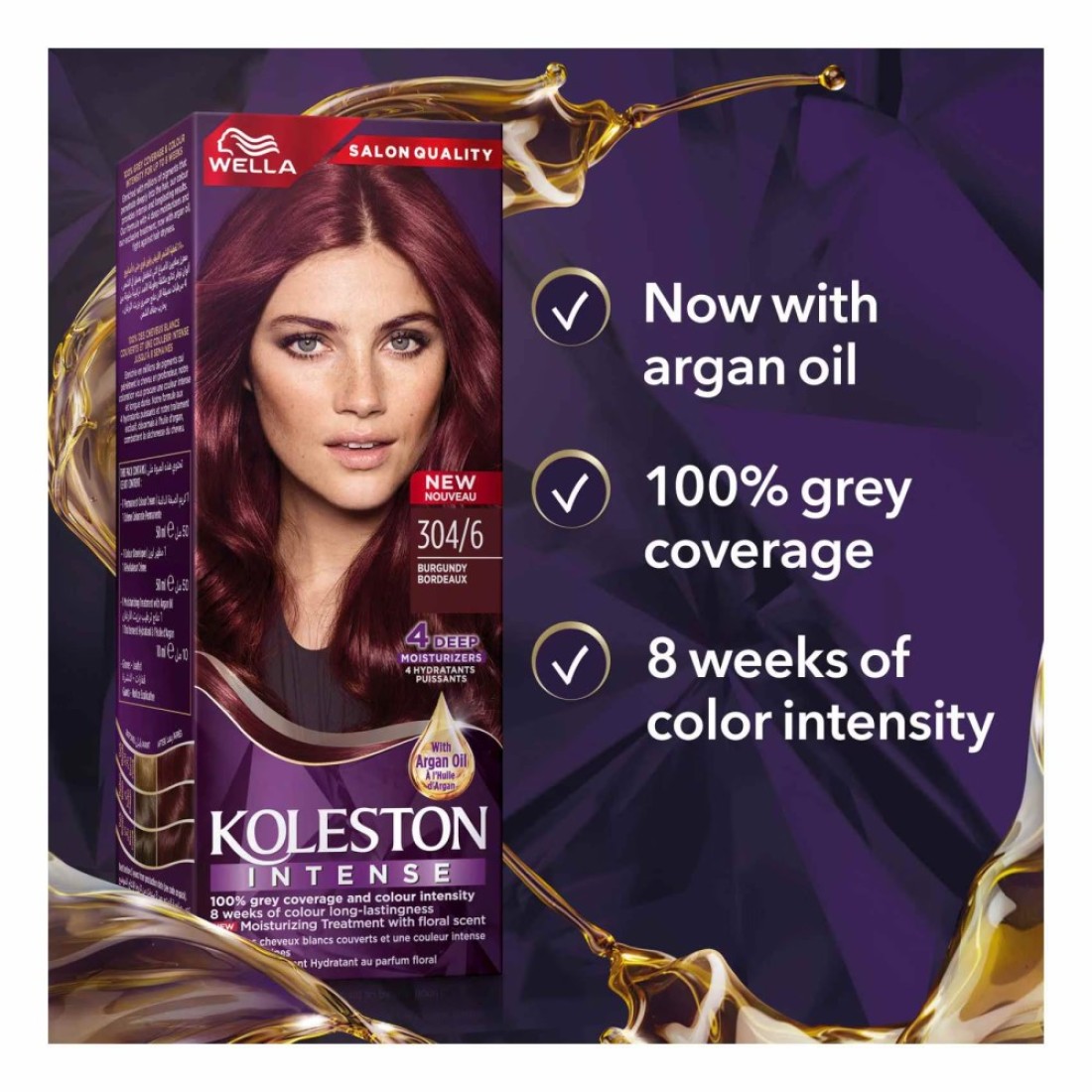 Wella Koleston Intense Hair Color 304/6 Burgundy