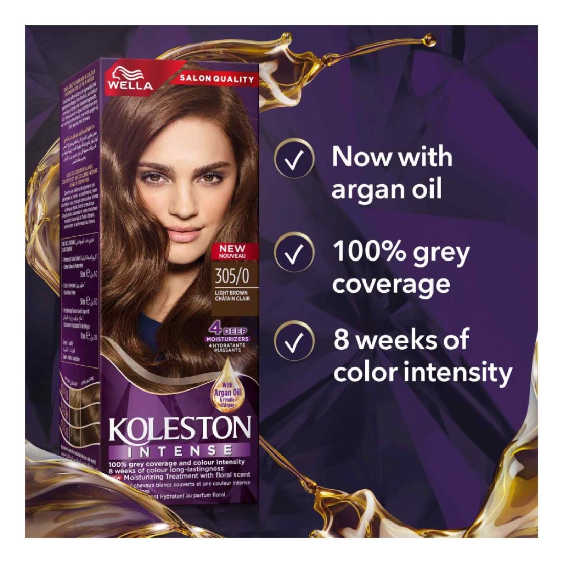 Wella Koleston Intense Hair Color 305/0 Light Brown