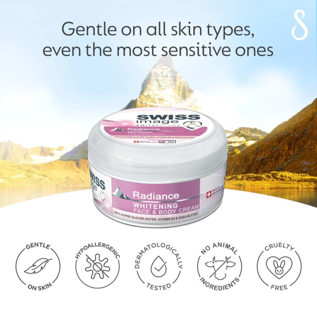 Swiss Image Radiance Whitening Face &amp; Body Cream 200ml