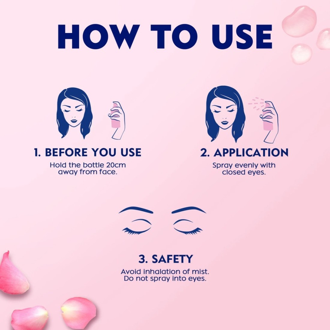 NIVEA Face Mist Hydrating Rose Care with Organic Rose Water All Skin Types 150ml