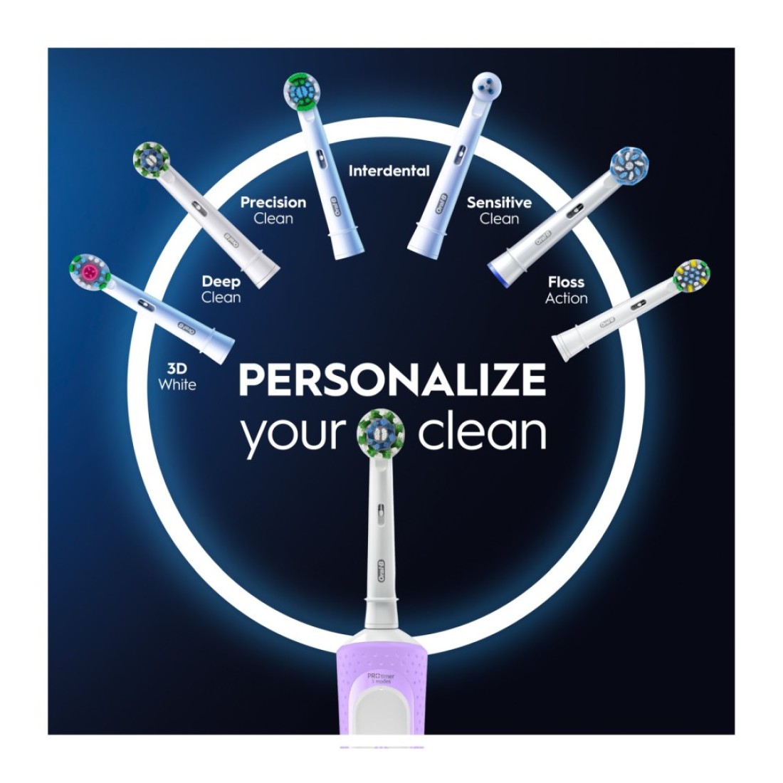 Oral-B Vitality 300 Protect X Clean Rechargeable Toothbrush D103.413.3 Pink