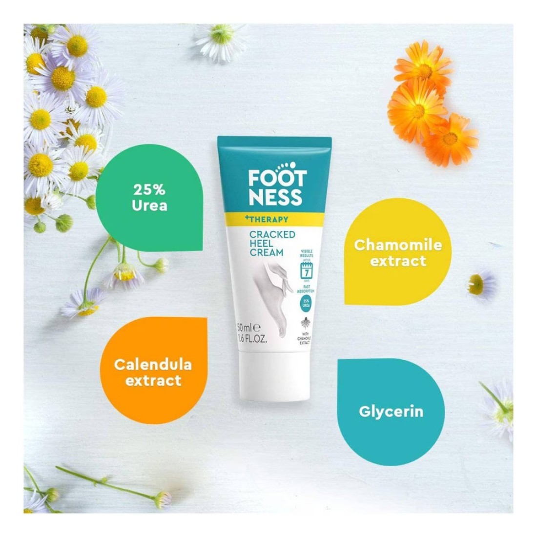 Footness Cracked Heel Cream White 50ml