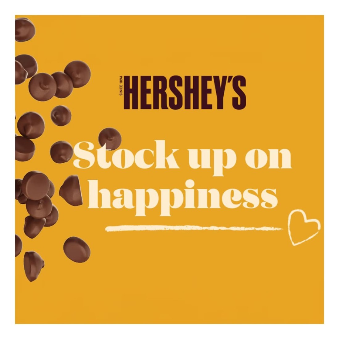 Hershey&#39;s Semi-Sweet Chocolate Baking Chips, 285g