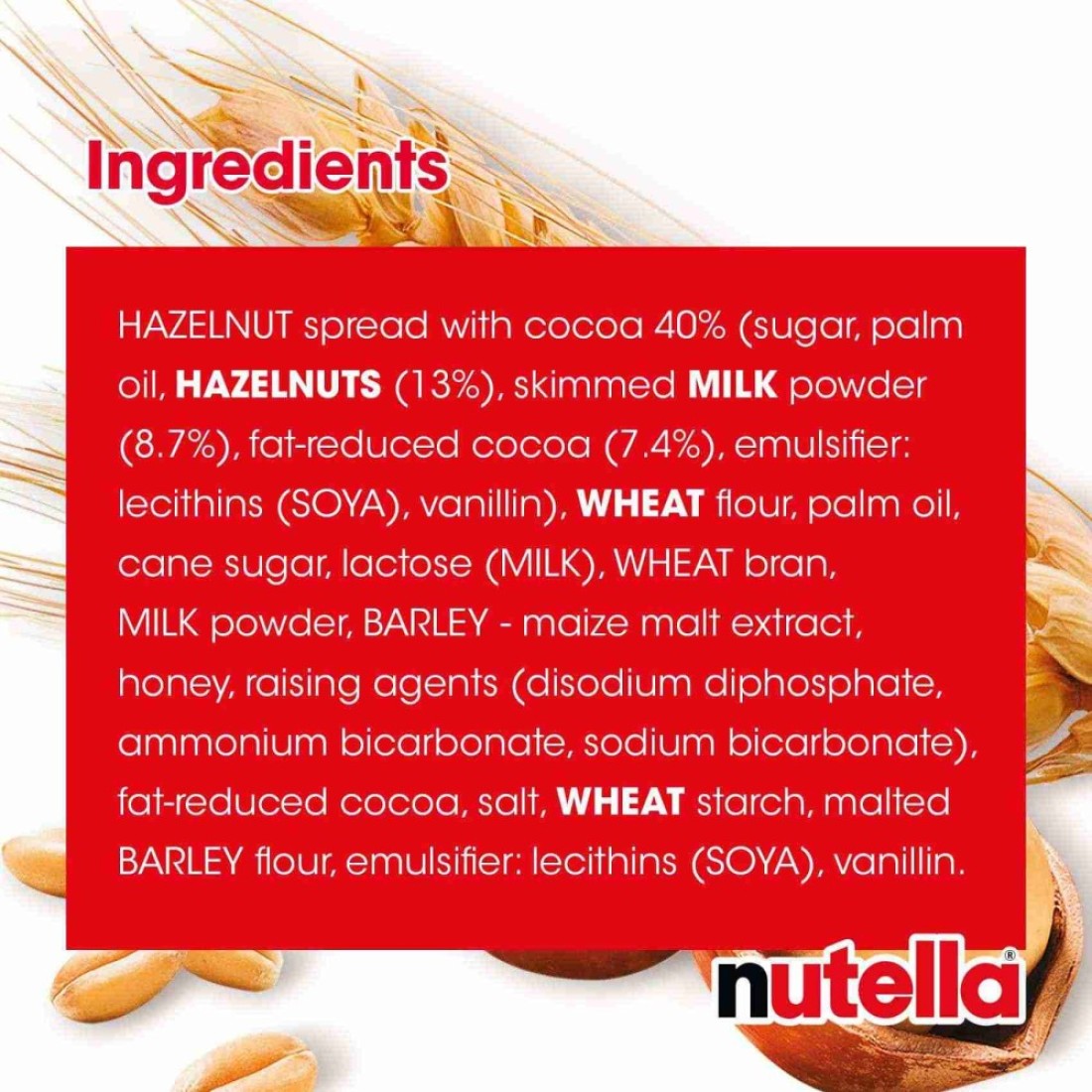 Nutella Biscuit Chocolate Biscuit Pack of 22 Biscuits 304g