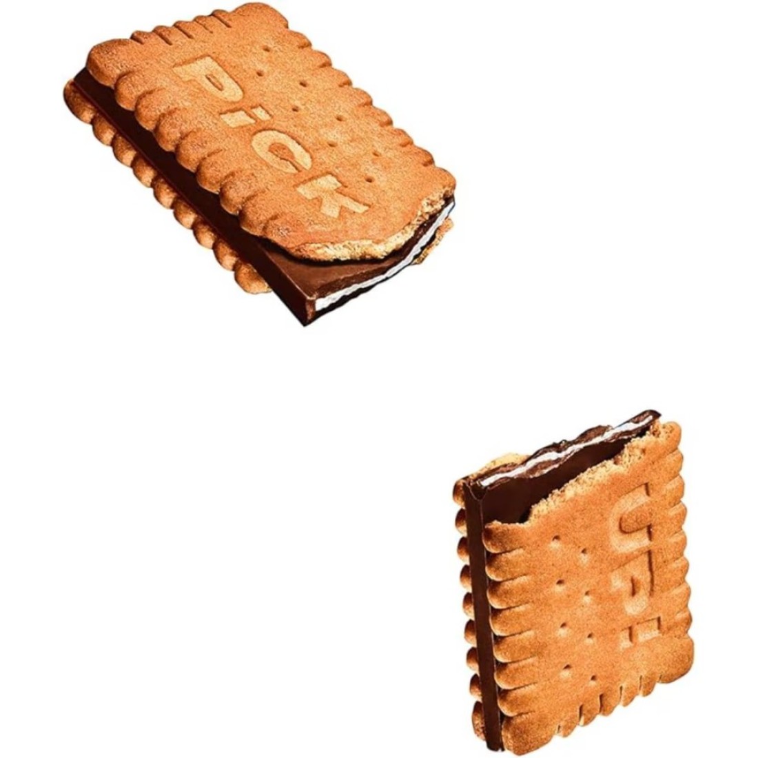 Bahlsen Pick Up Chocolate and Milk Biscuits, Pack of 5