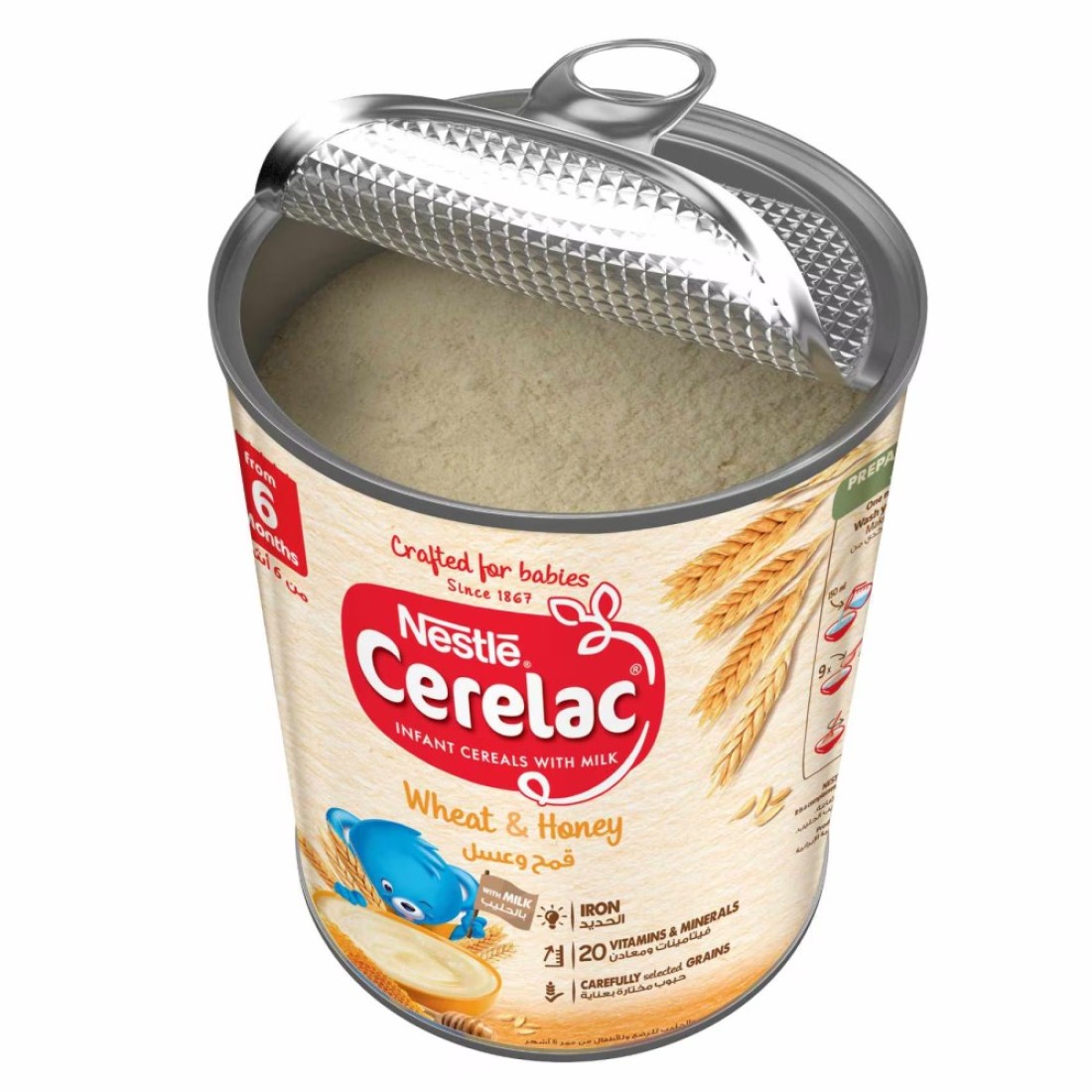 Nestle Cerelac Infant Cereal, Wheat and Honey, from 6 Months, 1kg