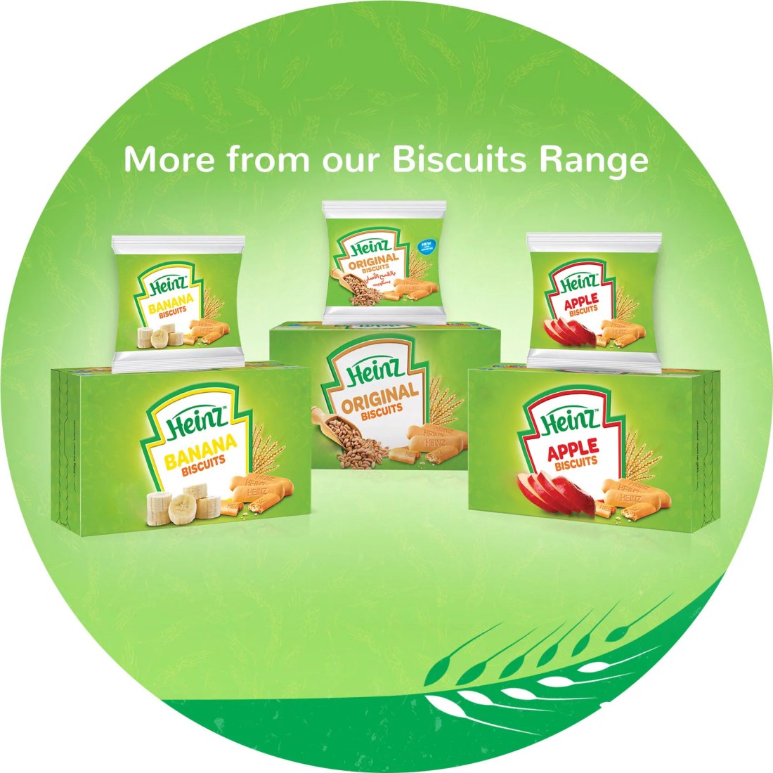 Heinz Banana Biscuits 60g Pack of 4