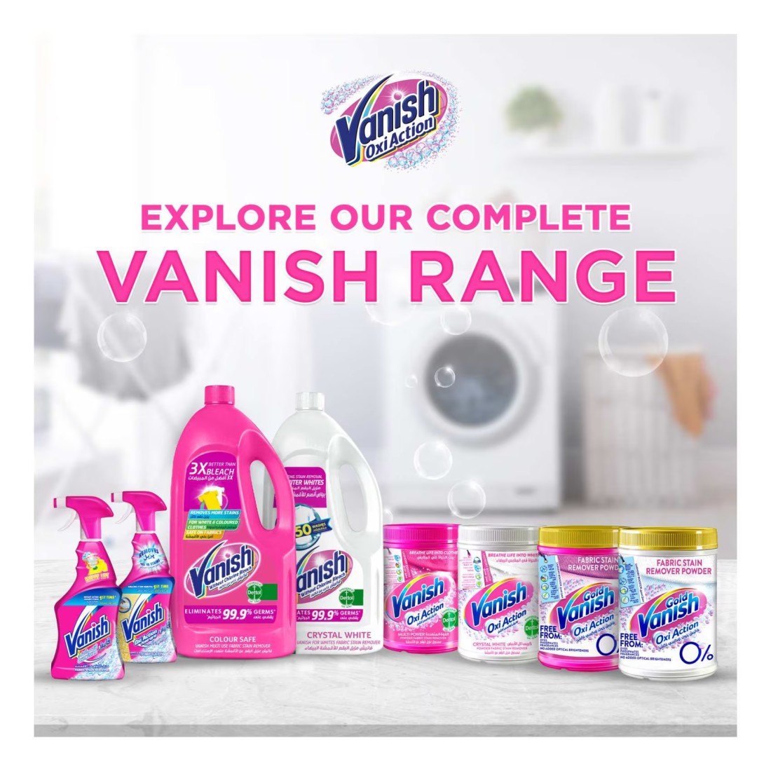 Vanish Multi Use Fabric Stain Remover 500ml