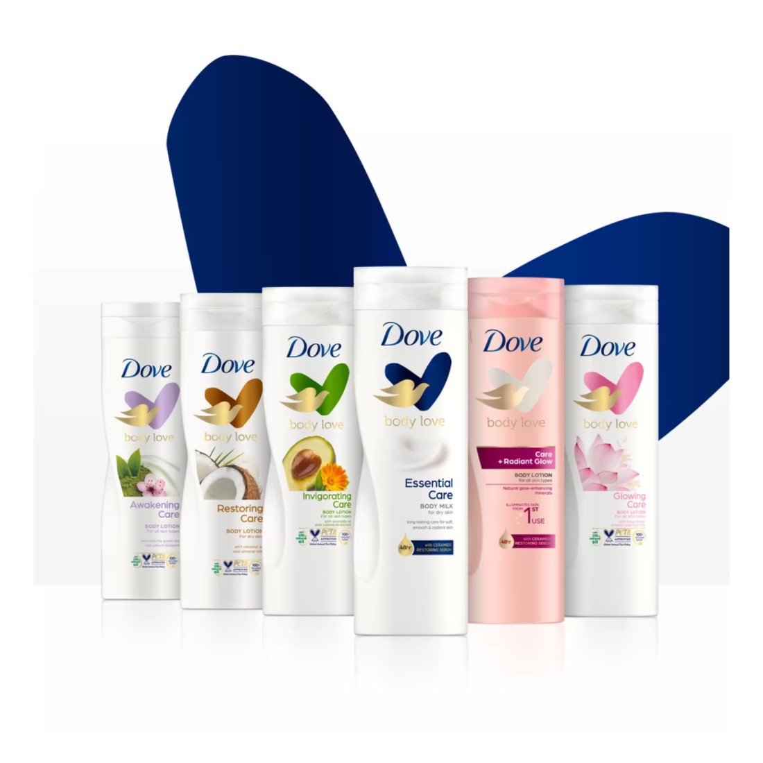 Dove Nourishing Rich Body Lotion for dry Skin Essential 400ml