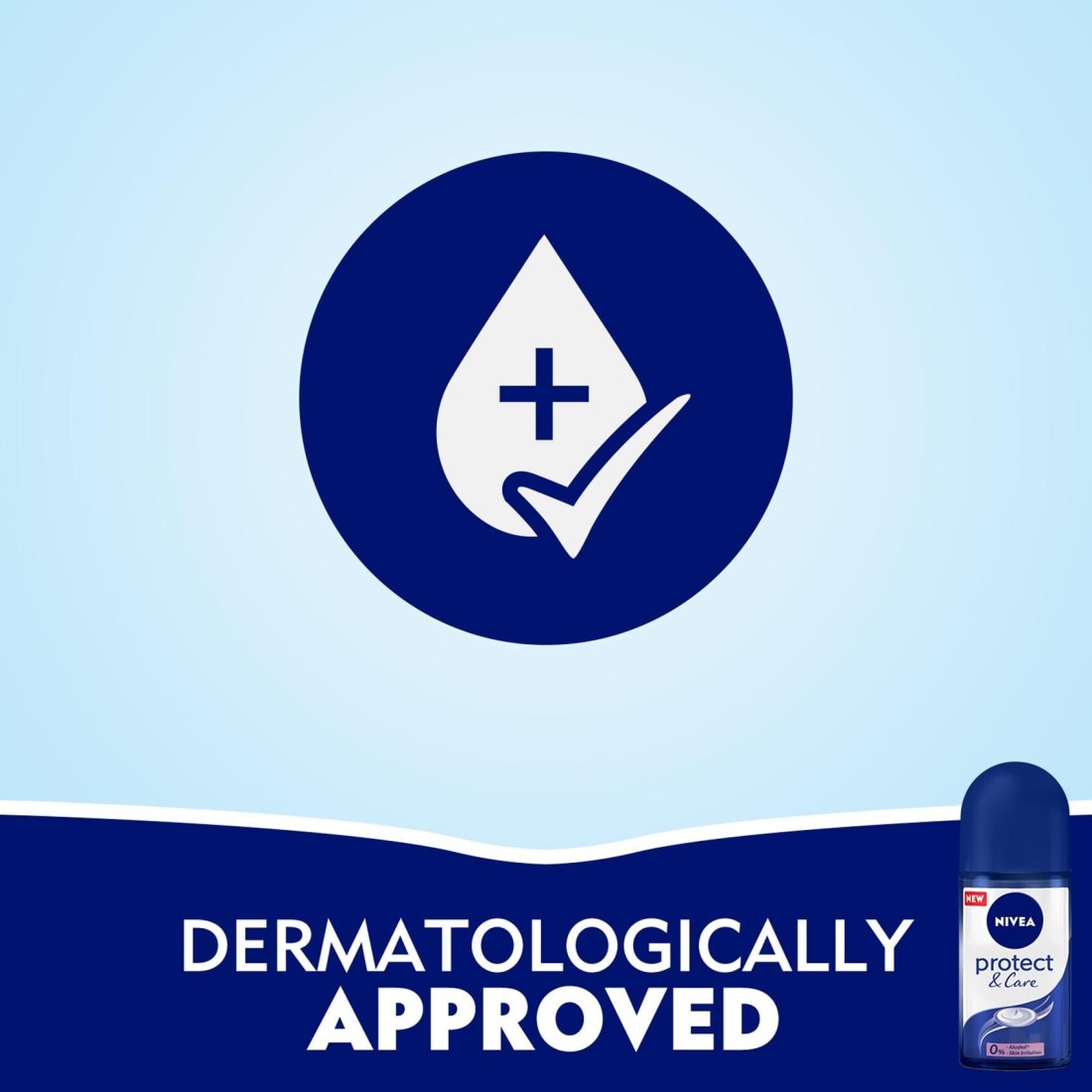 NIVEA Antiperspirant Roll-on for Women Protect &amp; Care No Ethyl Alcohol 50ml