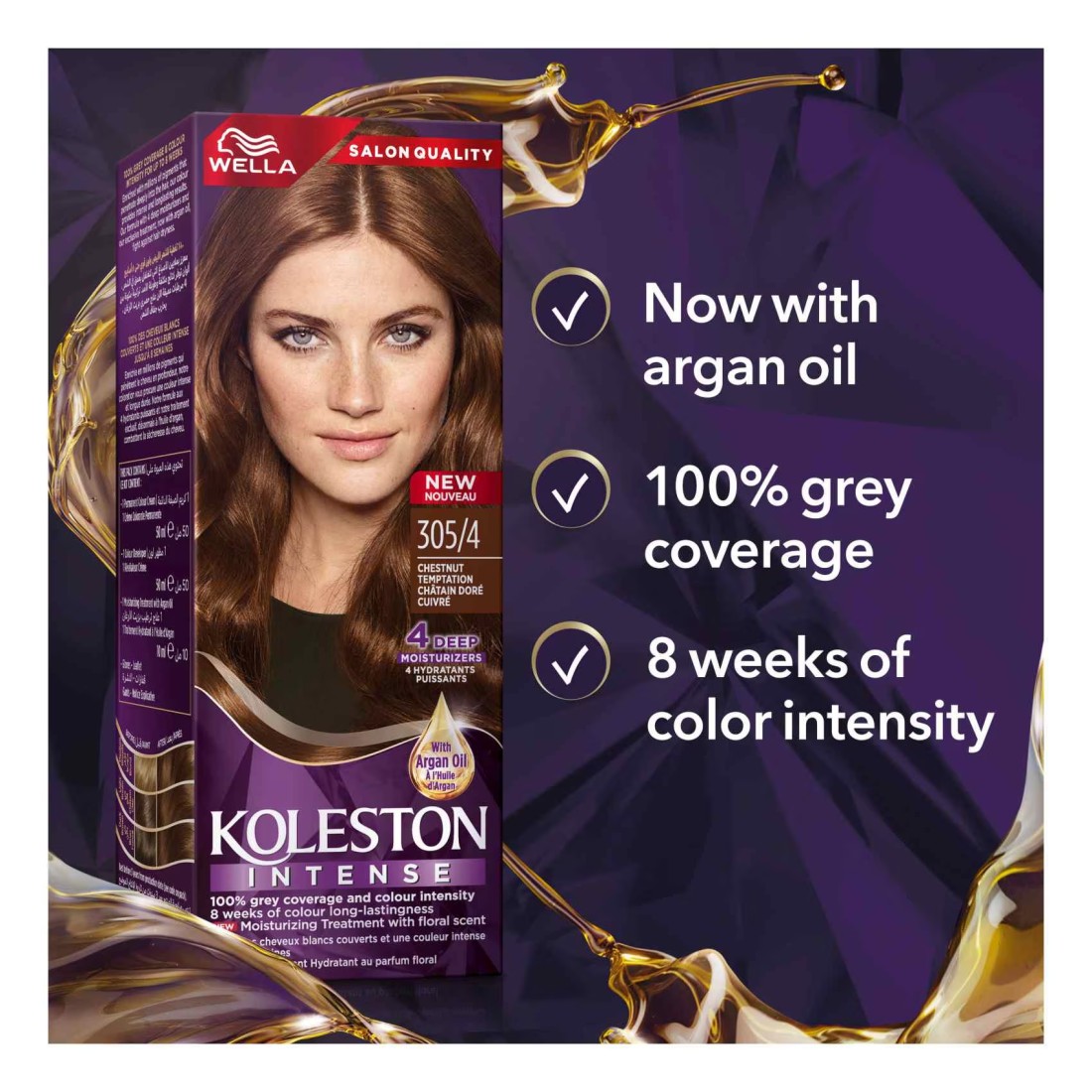 Wella Koleston Intense Hair Color 305/4 Chestnut