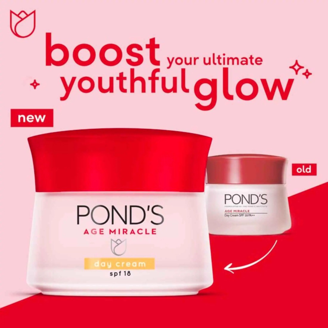 Pond&#39;s Age Miracle Ultimate Youth Day Face Cream with SPF 18 PA++ and Hexyl Retinol 50g