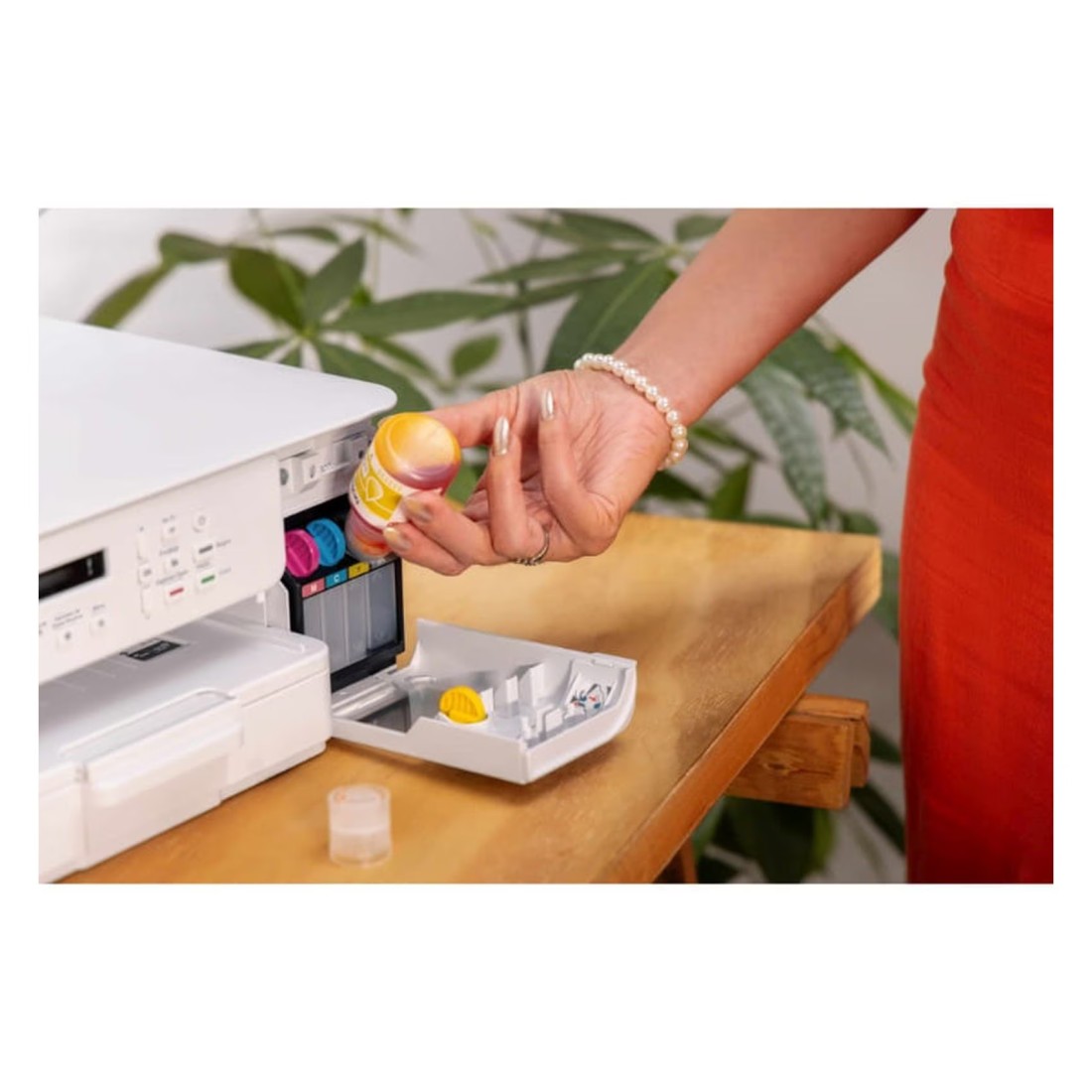 Brother 3-in-One Wi-Fi Ink Tank Printer DCP-T536W White