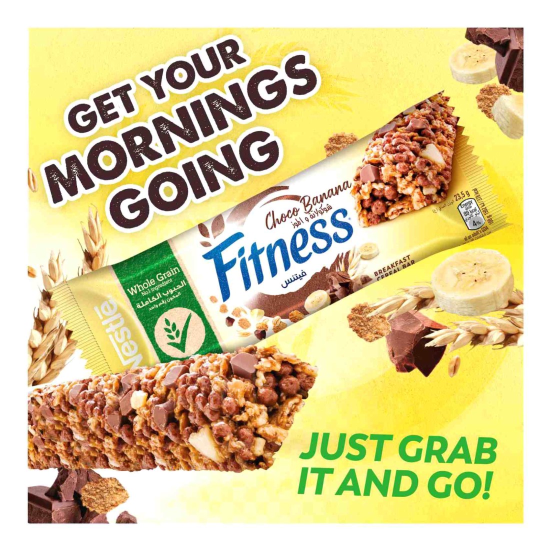 Nestle Fitness Choco Banana Cereal Bars, 23.5g