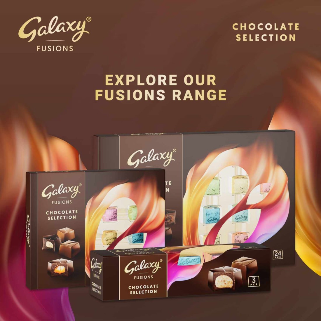 Galaxy Fusions Chocolate Selection 180.8g