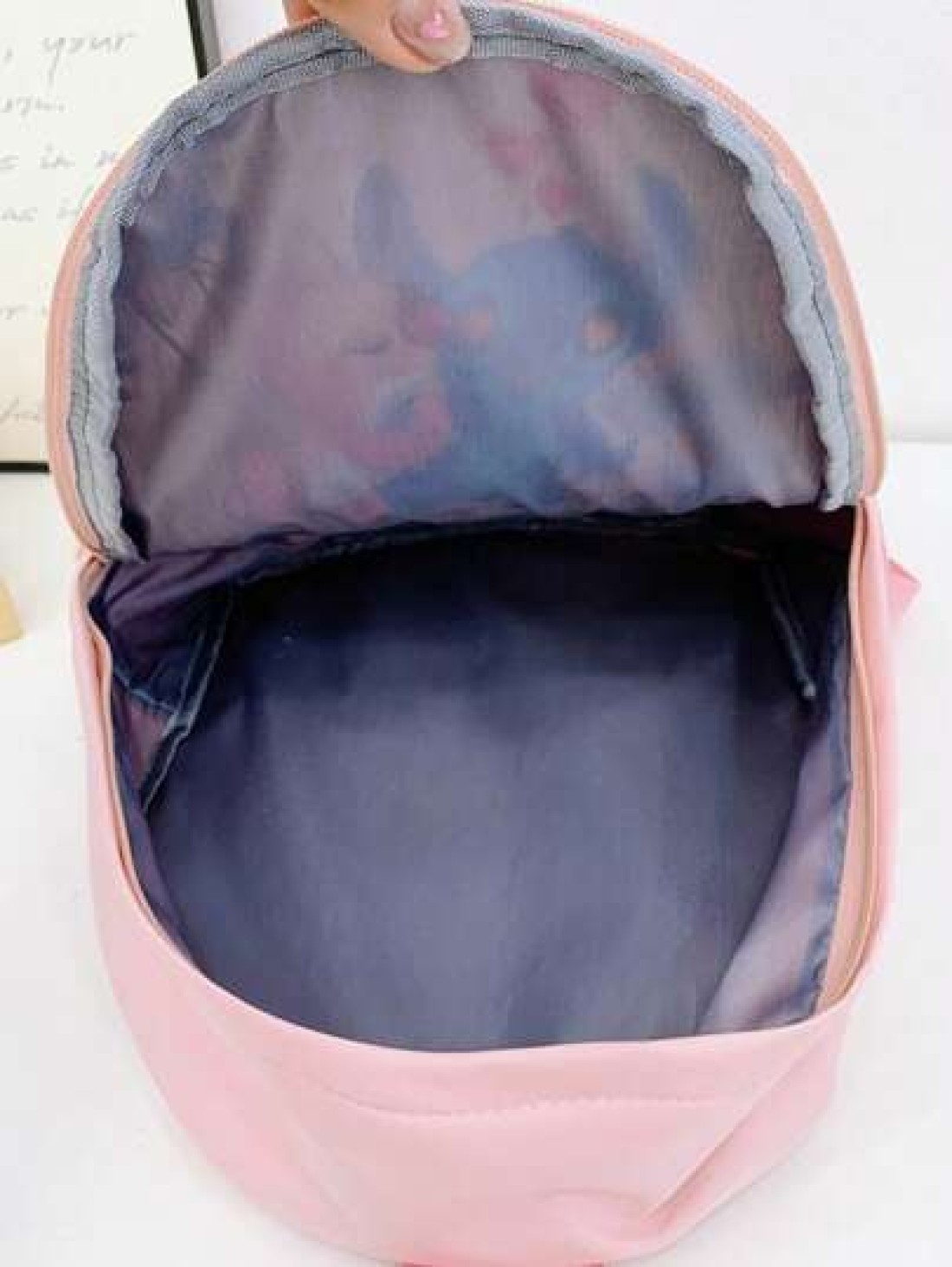 Disney 1 Disney Backpack Stitch Student Bag Lightweight Cartoon Pattern Storage Bag Small Backpack With Zipper Seal Storage Bag Suitable For Stationery Organization Gift Bag For Friends Gatherings On
