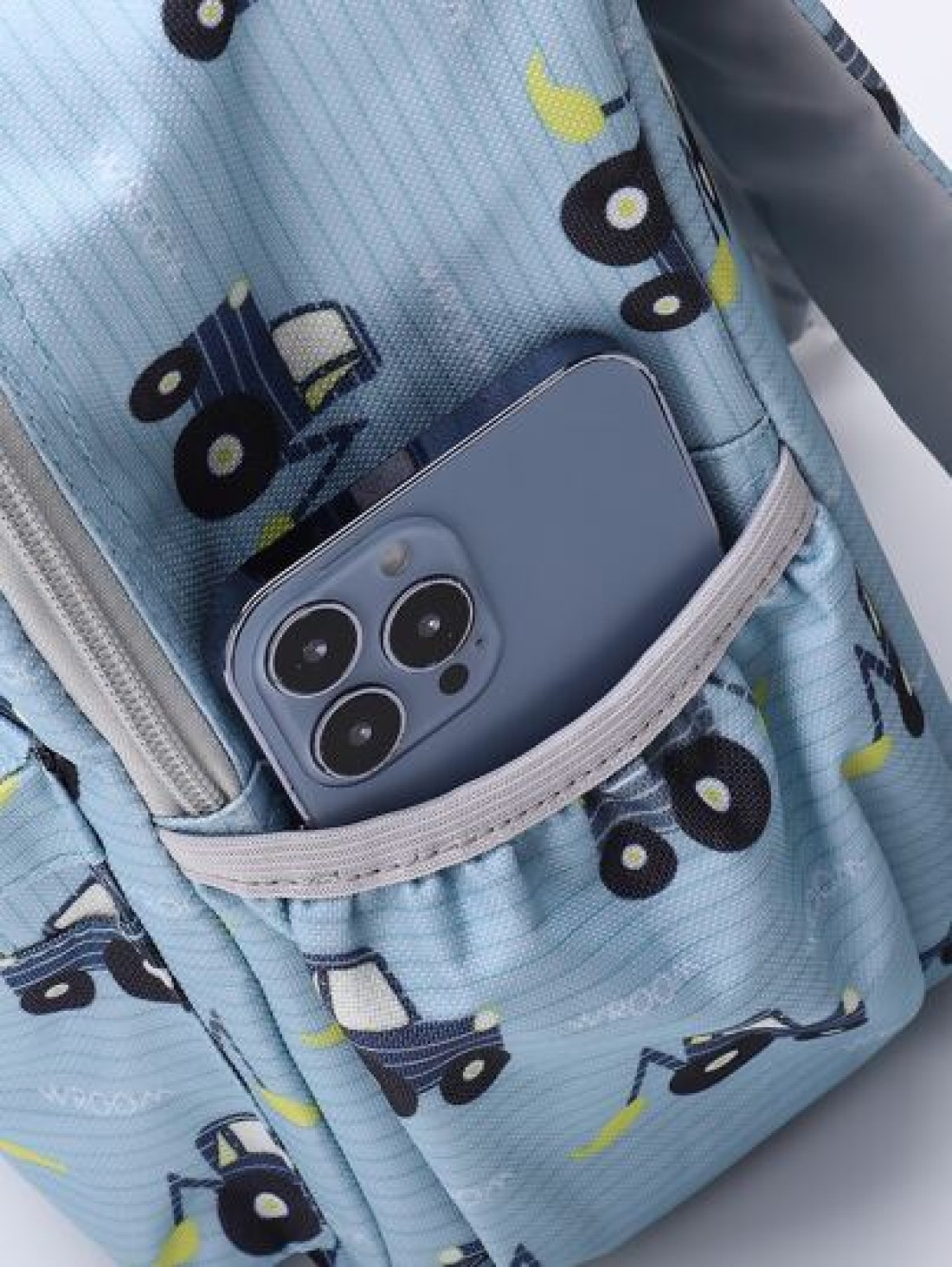 Kids Cartoon Car Pattern Classic Backpack Cute Adjustable Strap Book Bag