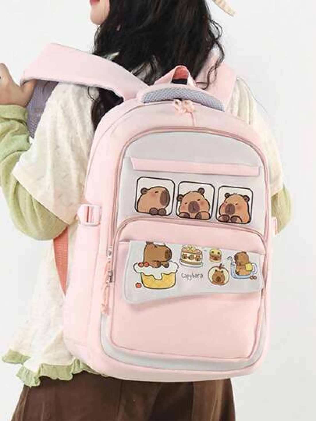 Girls Cute And Fresh Backpack With A Capacity For High School And Middle School Students