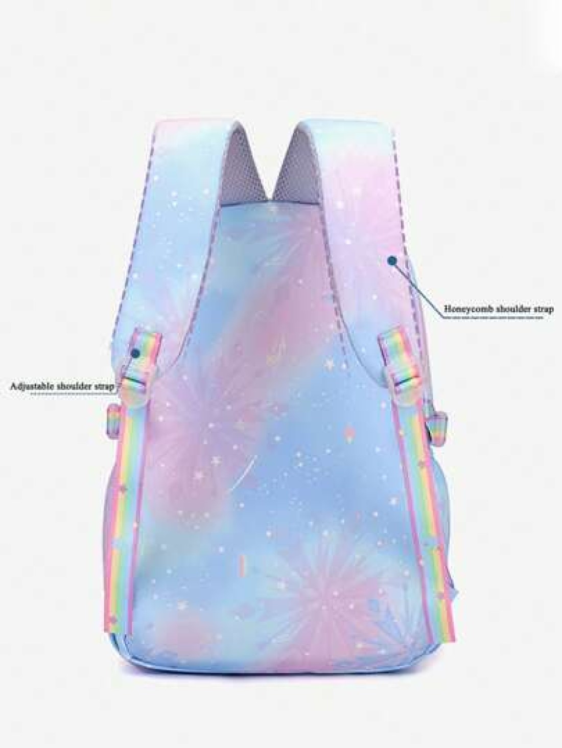 Cute Rabbit Print Lightweight Backpack With Adjustable Straps Multiple Pockets Organizer Compartments Fashionable School Bag For Rewards And Incentives Campus Backpack