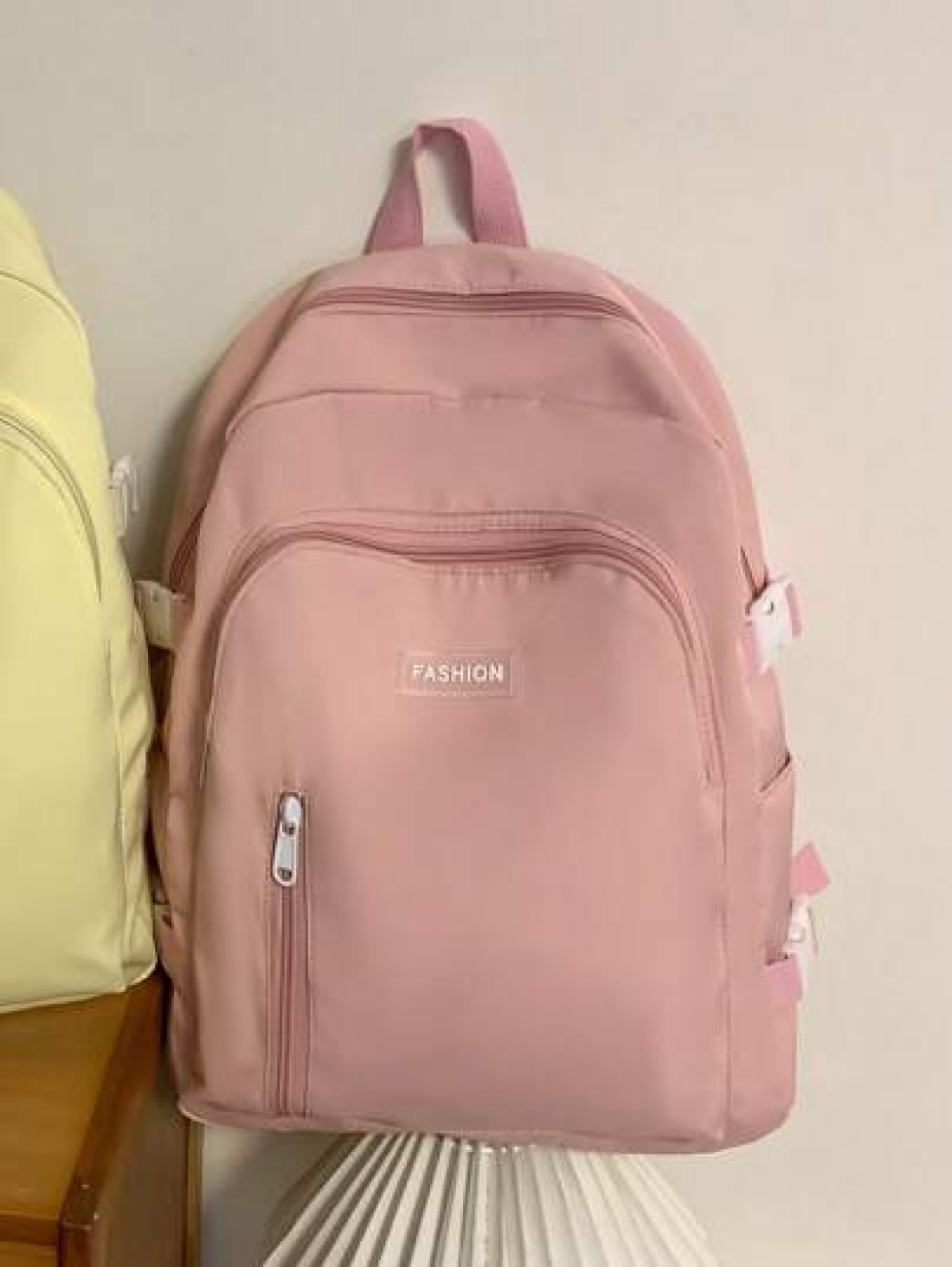 1 Pc Back To School Classic Basic High Capacity School Bag With Laptop Compartment Backpack Purse Solid Color Sports Bag Premium Nylon School Backpack With Adjustable Strap Spacious Multiple Pockets B