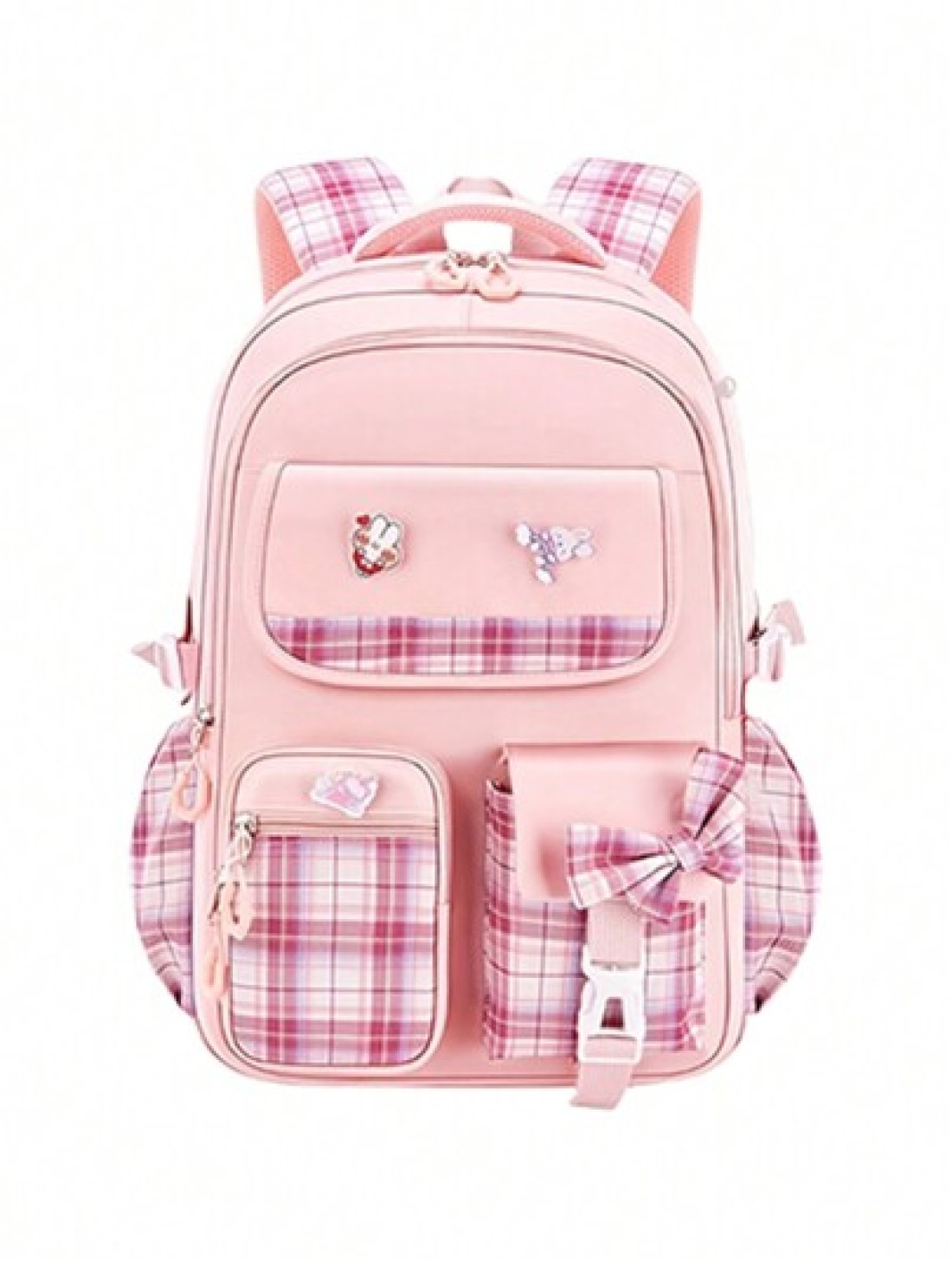 1pc Girl School Backpack Cute Children Backpack Girl Elementary Student Backpack With Compartments Back To School Gift