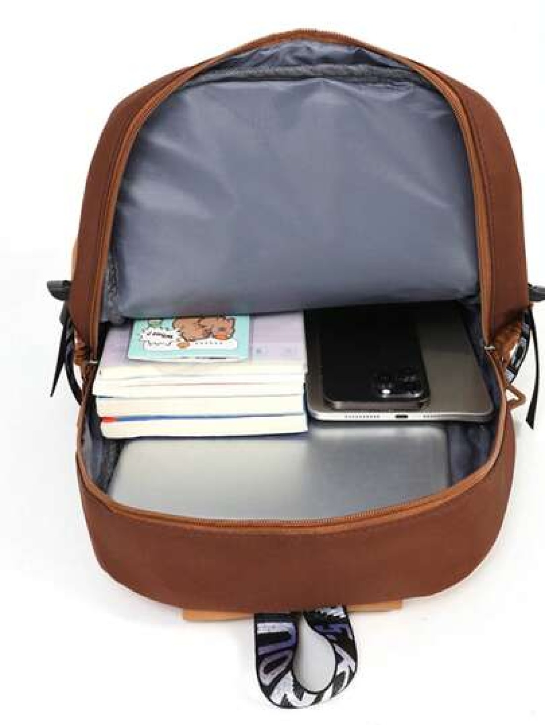 1pc Cartoon Backpack Lightweight And Cute New Schoolbag A Variety Of Styles To Choose From Durable Casual And Fashionable With Webbing Hook For Easy Hanging Zipper Style Suitable For A Variety Of Scen