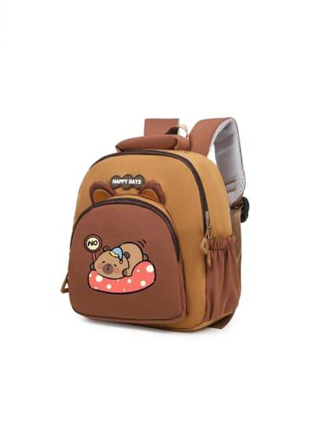 1pc Back To School Backpack Fashionable And Casual Backpack Cute Cartoon Capybara Large Capacity Backpack Suitable For Daily School Very Suitable For Campus Class Photo Taking Birthday Gifts Suitable