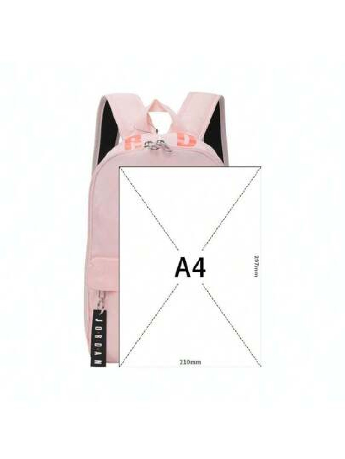 Nike Baby Girls Pink Fashionable Backpack Suitable For Daily Outings And Play